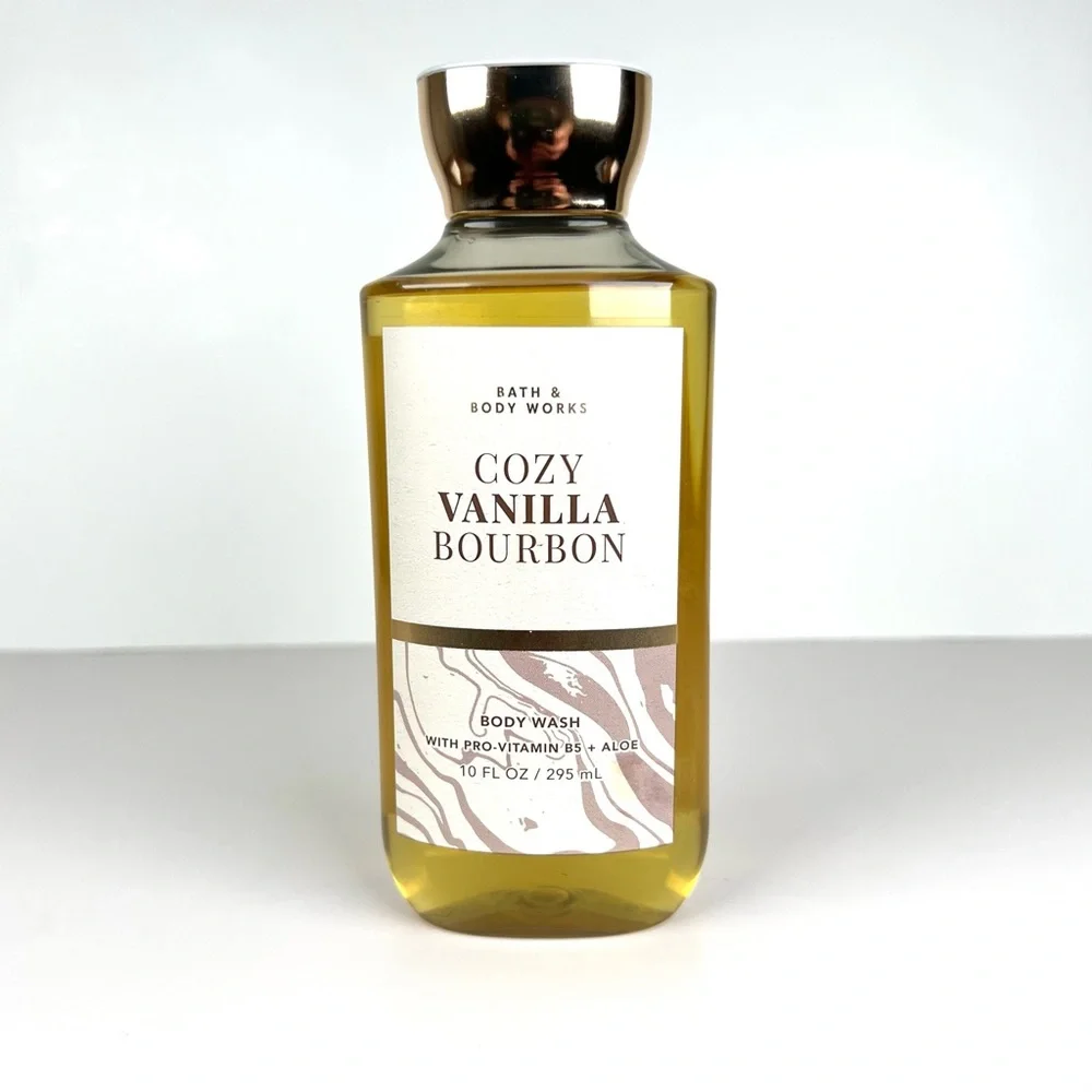 Bath & Body Works Cozy Vanilla Bourbon Body Wash 10 oz Retired Scent NEW